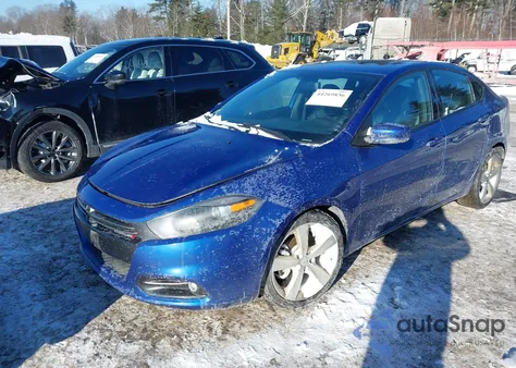2013 Dodge Dart Gt из США, поврежденный, VIN 1C3CDFCB8DD341196